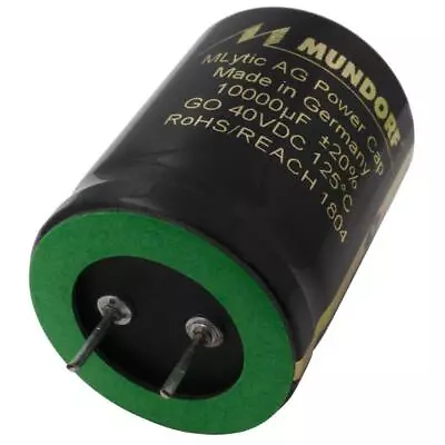 Mundorf MLytic® AG 10000uF 40V 125°C Audio Grade Capacitor Elko 853373 • $23.43