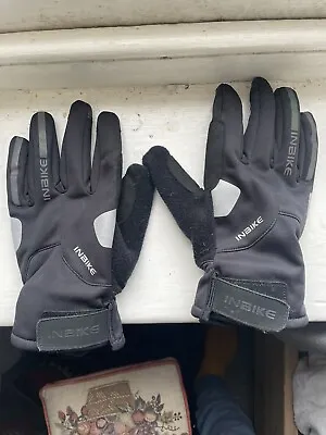 Mens Black Waterproof Thermal Gloves Size Large. For Walking Riding Or Driving. • £3