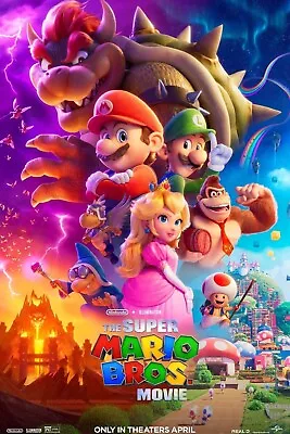 The Super Mario Bros Movie (2023) Movie Poster 24x36 Inches • $21.98