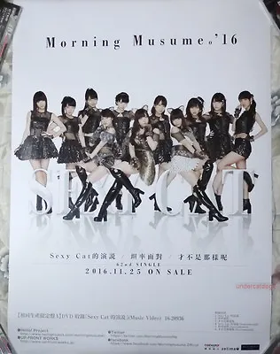 Morning Musume Soujanai Sexy Cat No Ensetsu 2016 Taiwan Promo Poster • $29.88