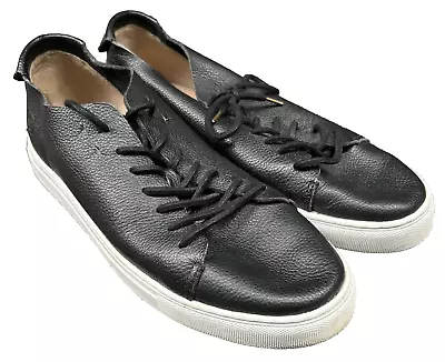 Kustom Mens Casual Black Size 9 Lace Up Skate Flat Active Shoes • $38