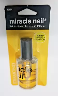 Diamond MIRACLE NAIL Hardener Clear Coat Treatment Polish New Impoved Formula • $7.09