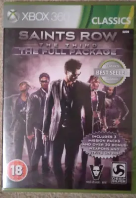 Saints Row The Third The Full Package Xbox 360 Classics NEW Sealed Free UK Post • £18.99