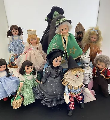 Madame Alexander  Wizard Of Oz 8in And 9” Used  Dolls Stored In Curio  As Is • $114.04