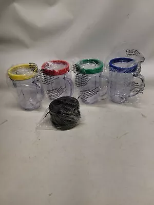 Magic Bullet Blender Mugs Cups Rings Handles Replacement Parts Lids • $30