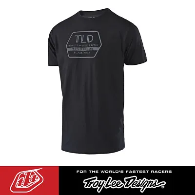 Troy Lee Designs Factory Black T-Shirt -MTB & MX - Mens TLD Tee • $24.89