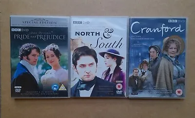 North & South / Pride & Prejudice / Cranford - Period / Costume Drama DVD Bundle • £6.99