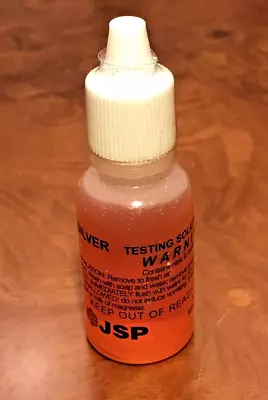Jsp Jewelry Testing Acid Solution Silver 925 Test - Precious Metals Tester: New • $8.99