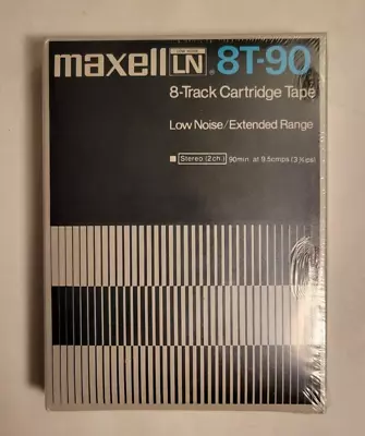 Maxell LN 8T-90 8-Track Cartridge Tape • $17