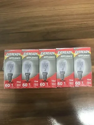 10x Eveready 15W SES E14 Pygmy Light Bulbs • £4.99