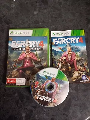 Far Cry 4 Limited Edition XBOX 360 With Manual • $9.95