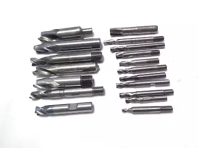 Mix Make HSS End Mill/Milling Cutters X18 Engineering/Machinist Old Tools JobLot • £10