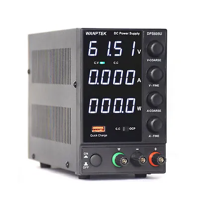 $90 • Buy Lab Variable 60V 5A Adjustable Switching Regulated DC Bench Power Supply AC110V