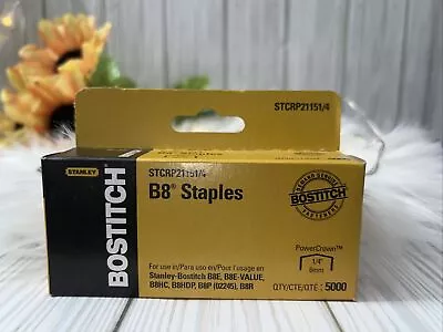 Stanley Bostitch B8 Staples 5000 In Box STCRP21151/4 • $3