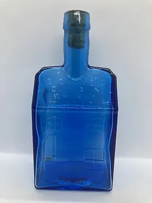 E. C. Booz's Old Cabin Whiskey Blue Wheaton Bottle 120 Walnut St Philadelphia • $30