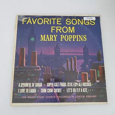 Various Artists Hits From Mary Poppins Soundtrack LP Vinyl Record Album • $5.77