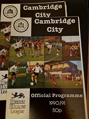 90/91 Cambridge City Vs Shepshed Charterhouse PILC Programme  • £1.50