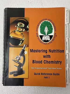 Mastering Nutrition With Blood Chemistry Vol. 1 Quick Reference Robert J. Peshek • $29.99