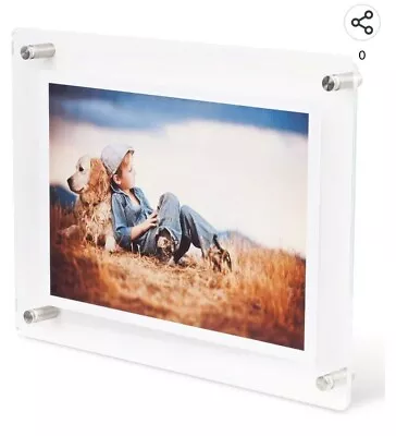 Wall Mounted Clear Acrylic Photo/Certificate Frame For A4 Prints. Pack Of 3 • £30