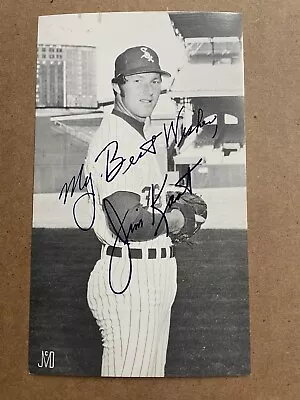 Jim Kaat Chicago White Sox Signed JD McCarthy Postcard • $21