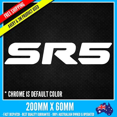 Chrome SR5 HILUX  4x4 Toyota Tailgate Decal Sticker  • $7.95