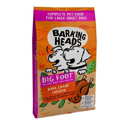 £76.77 • Buy Barking Heads Large Breed Bowl Lickin Chicken Dry Dog Food - 12kg