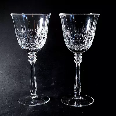 MIKASA CAMEO Cut Lead Crystal Water Glasses • $49.99
