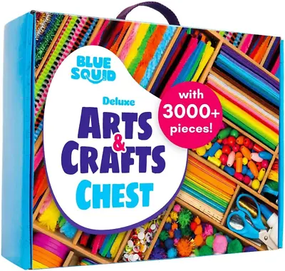 £48.60 • Buy Arts And Crafts For Kids 3000+ Piece Deluxe Craft Chest - Giant Craft Box For Ki