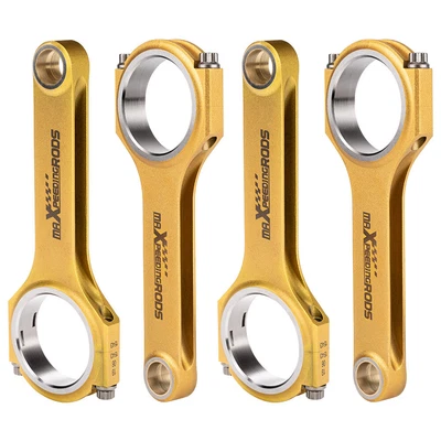 $284.63 • Buy 4x Titanized Connecting Rods Con Rod Bielas For Fiat Lancia Delta 2.0 16v Turbo