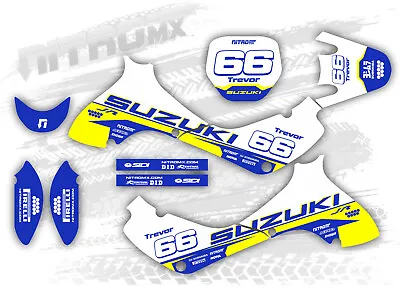 NitroMX Graphic Kit For SUZUKI JR 80 All Years Motocross Decal Sticker Design MX • $220.63