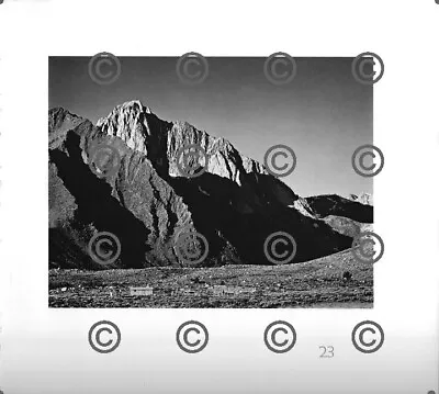 BOOK PLATE B&W Photo MORLEY BAER Laurel Mntn / Mojave Mining Town School 9X9.5  • $9.99