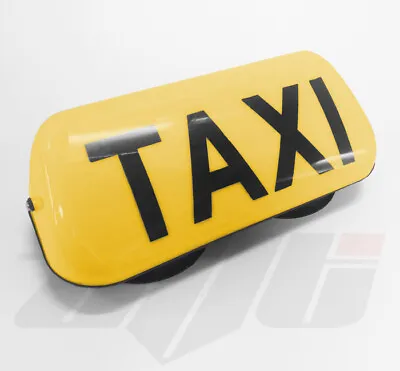 345mm YELLOW LED MAGNETIC TAXI ROOF SIGN LIGHT-  TAXI METER TOPSIGN CAB LIGHT • $43.50