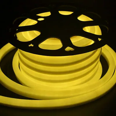 220V Yellow Flex LED Neon Rope Lights For Company Store Party Decor - AU Stock • $82.99