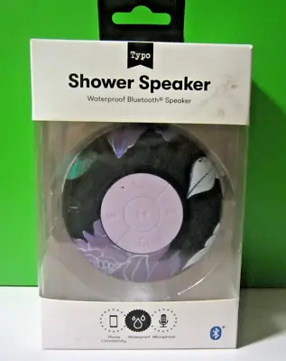 Typo Shower Speaker Waterproof Bluetooth Speaker Smartphone Tablet Laptop Comput • $19