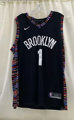 Russell #1 Brooklyn Nets Basketball Jersey Nike - Size 52 • $9.99