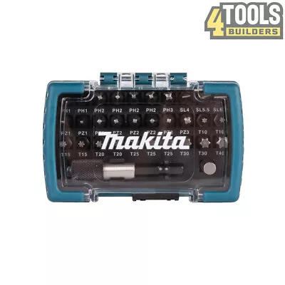 Makita D-74762 32 Piece Screwdriver Bit Set In Plastic Carry Case • £15.35