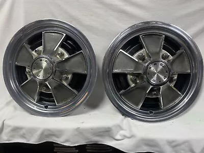 1966-1970 Ford Mustang Fairlane Galaxie 15  Simulated Mag Hubcaps Wheel Covers • $149.99