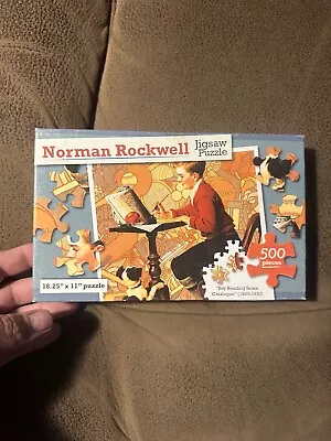 Norman Rockwell  Boy Reading Sears Catalogue  (1930) 500-Piece Jigsaw Puzzle NIB • $7.30