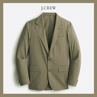 NWT - J. Crew Kenmare Suit Jacket In Stretch Seersucker Vintage Fatigue Sz 42R • $145