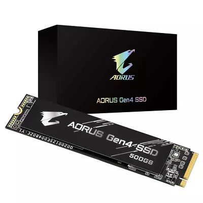 Gigabyte 500GB Gen 4 Aorus M.2 NVMe SSD Solid State Drive GP-AG4500G M.2 2280 • $59