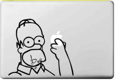 £5.06 • Buy Homer Simpson Simpsons - Apple MacBook Pro / Retina 13  Removable Sticker Decal