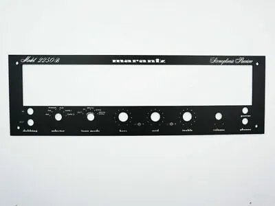 Marantz 2250 B 2250B Receiver Front Panel Faceplate (Face Plate) Black • $129