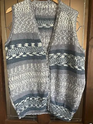 Hand Knitted Women’s Waist Coat 42” Chest  • £19.99