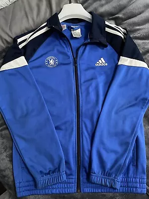 Adidas Chelsea Full Zip Track Jacket SIZE 11/12 Y • £20