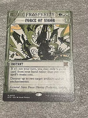 Force Of Vigor Mythic MTG OTJ Breaking News • $12.95