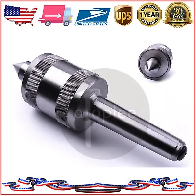 60° MT2 Live Center #2 Morse Taper Triple Bearing Spindle 2MT CNC Lathe Milling • $28.27