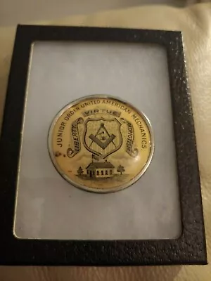 United American Mechanics  Medal Junior Order I. N • $18