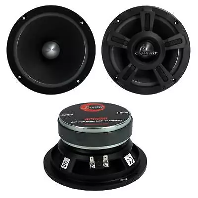 LANZAR OPTI6MI 6.5  1500W Car Mid Bass Mid Range Audio Power Speakers • $105.99