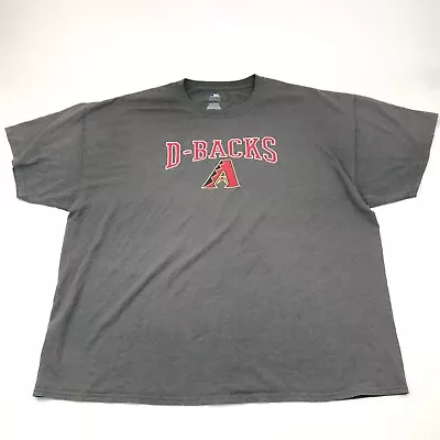 Arizona Diamondbacks Shirt Size 3XL XXXL Gray MLB Baseball Short Sleeve Adult • $15.02