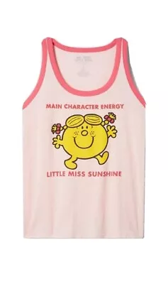 NWOT TORRID LITTLE MISS SUNSHINE Pink Classic Fit Ringer Tank Sz 2 2X 18-20 • $9.99